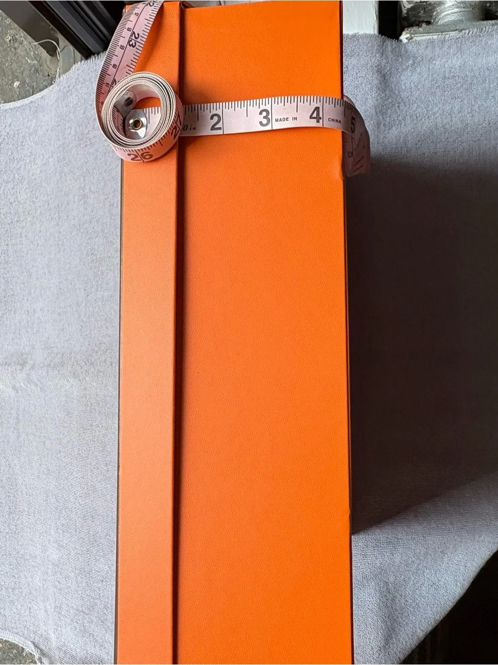 Hermes Iconic Orange with Brown Edge Luxury Gift and Storage Box